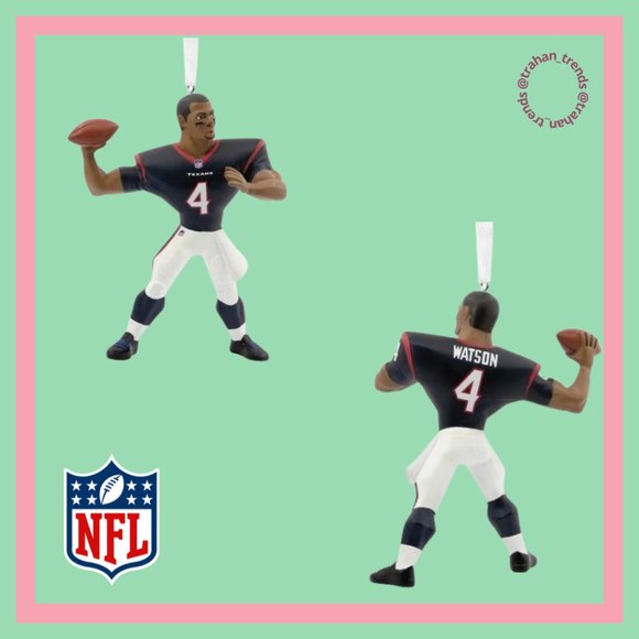 🟫 NFL Deshaun Watson Houston Texans Figural Player Ornament - Picture 3 of 5